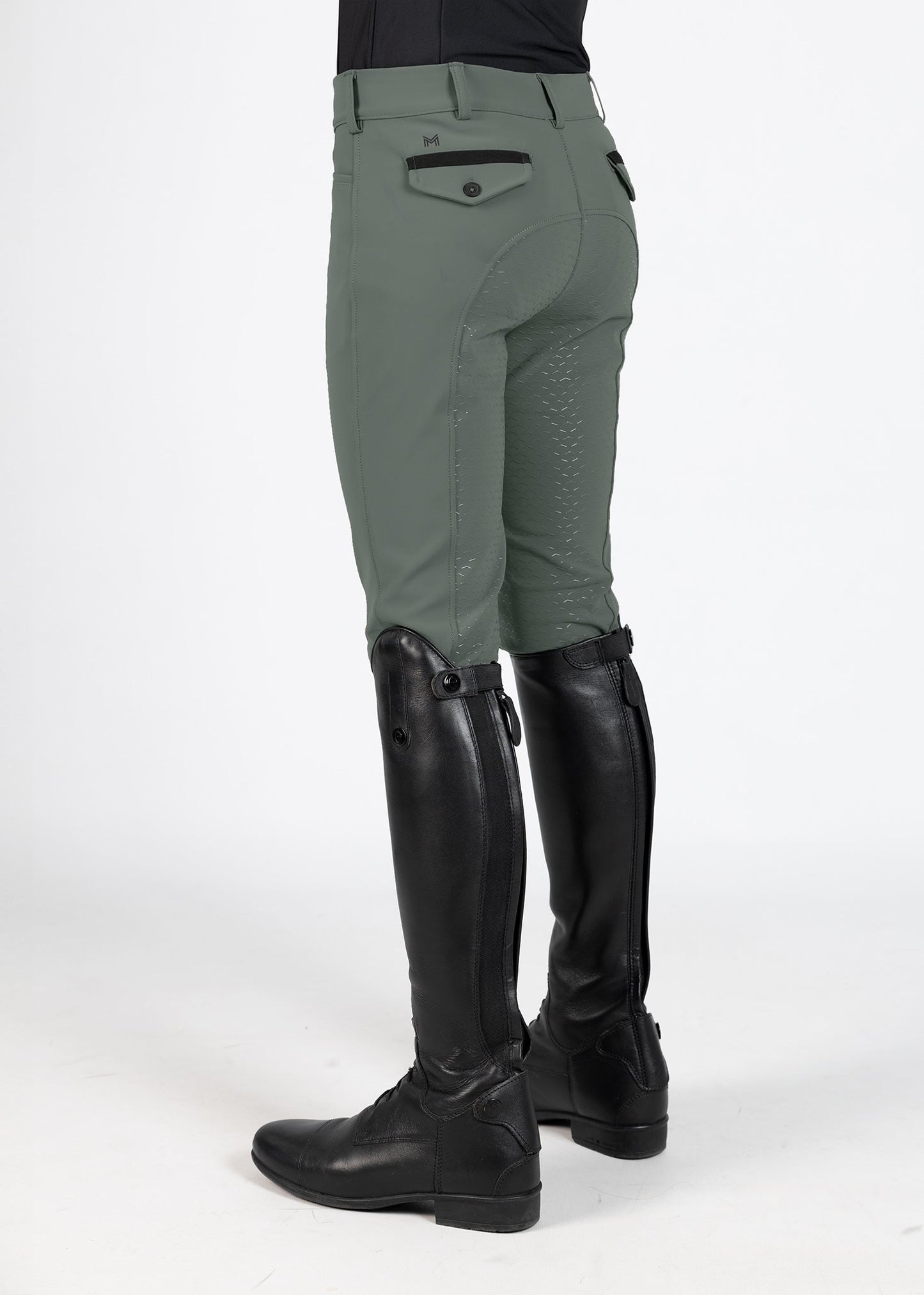 Producto ecuestre Maximilian Equestrian YR Performance Breeches (Ivy) detalle 2