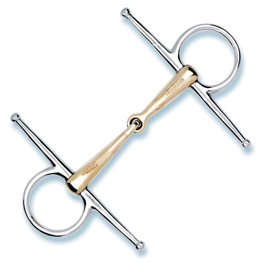 Accesorio ecuestre Full Cheek Bits Stübben Full Cheek Snaffle Single Jointed para equitación