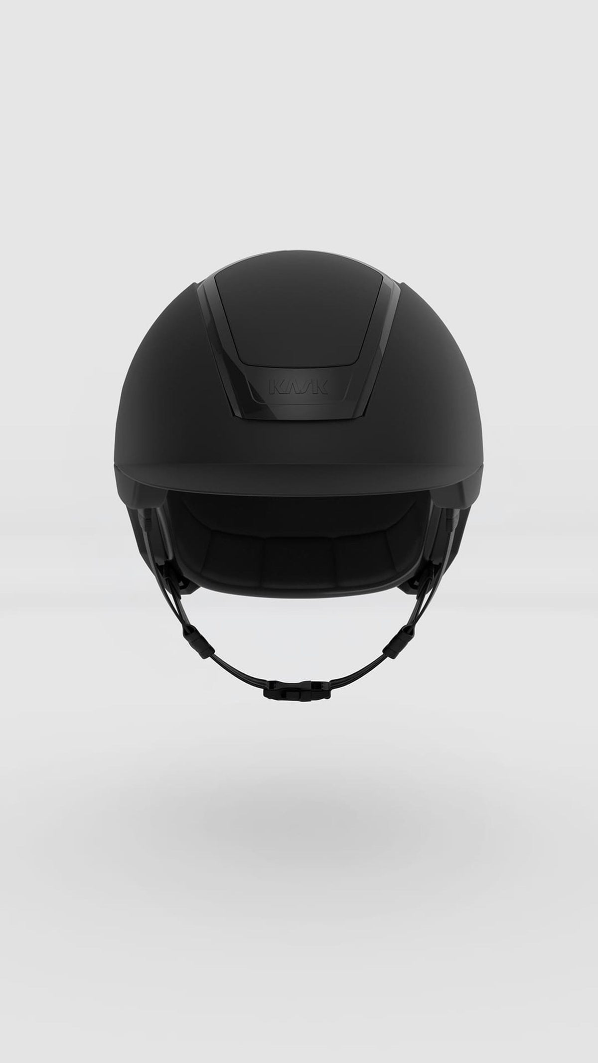 Casco KASK Nemesi Smokey Black · vista frontal