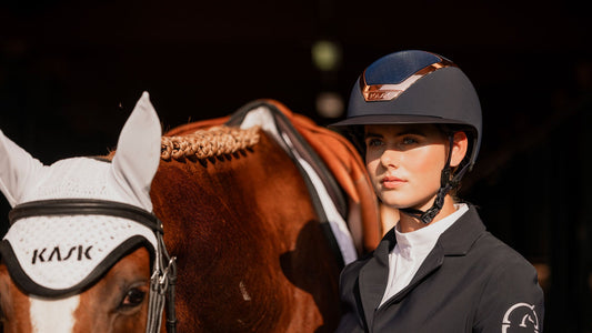 Camisetas Kask Riding Star Lady Chrome Navy/Everyrose para equitación - vista 3