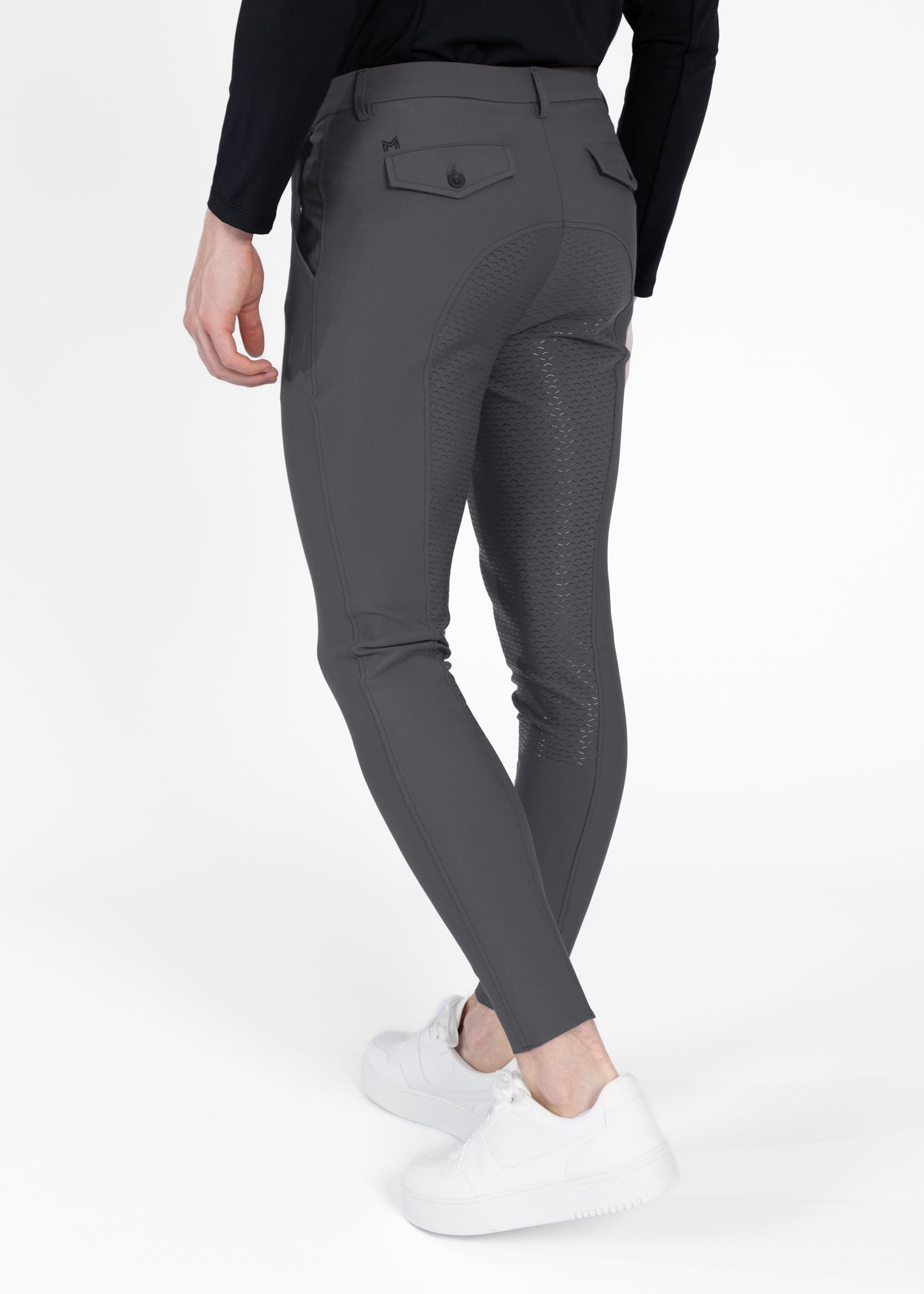 Producto ecuestre Maximilian Equestrian Founder Breeches (Graphite) detalle 4