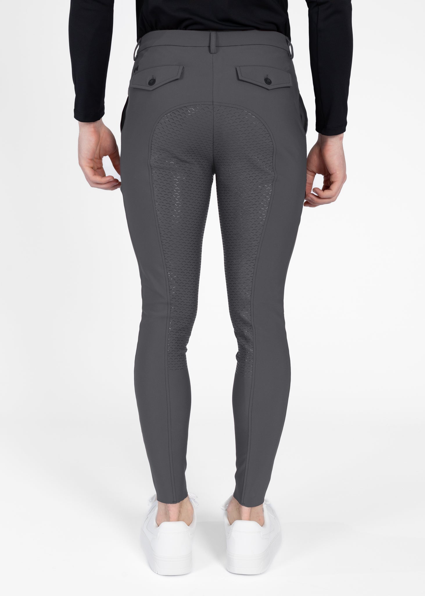 Producto ecuestre Maximilian Equestrian Founder Breeches (Graphite) detalle 3