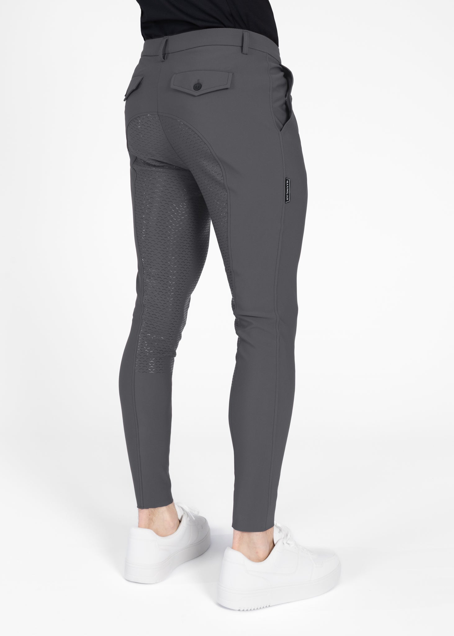 Producto ecuestre Maximilian Equestrian Founder Breeches (Graphite) detalle 6