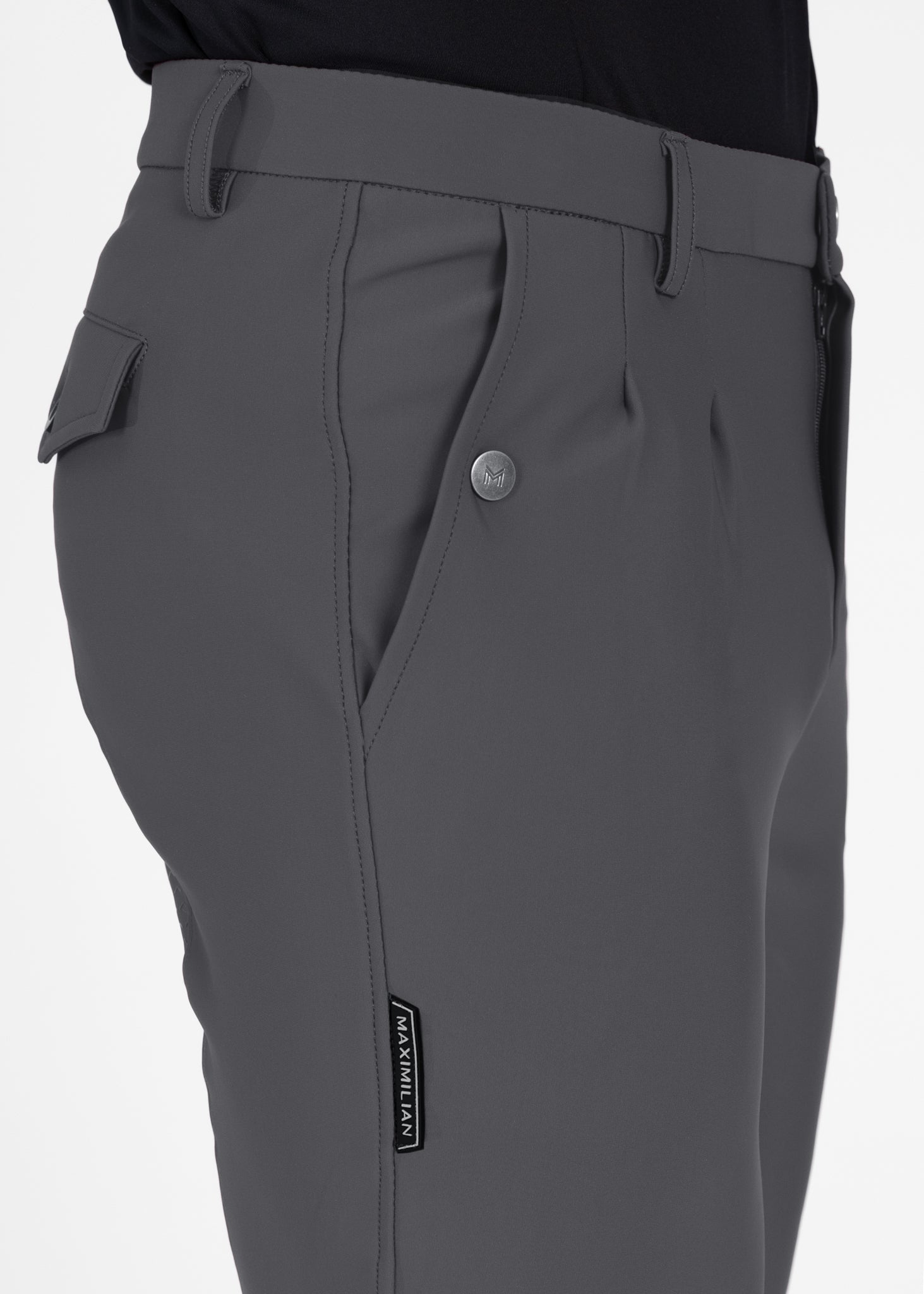 Producto ecuestre Maximilian Equestrian Founder Breeches (Graphite) detalle 8