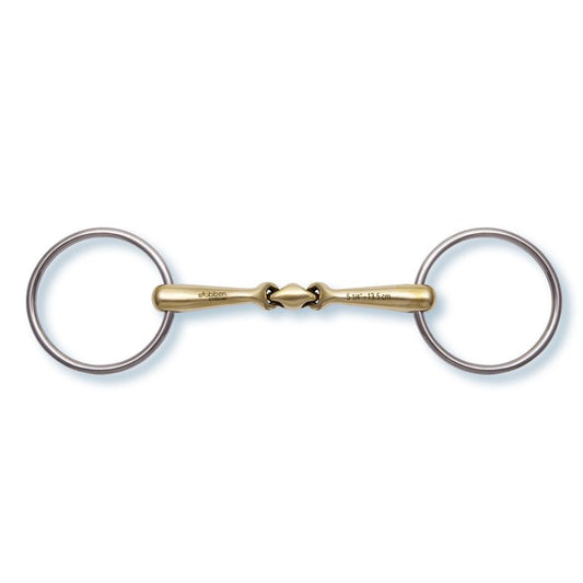 Embocaduras Filetes Stübben Quick Contact Loose Ring Snaffle double broken para equitación
