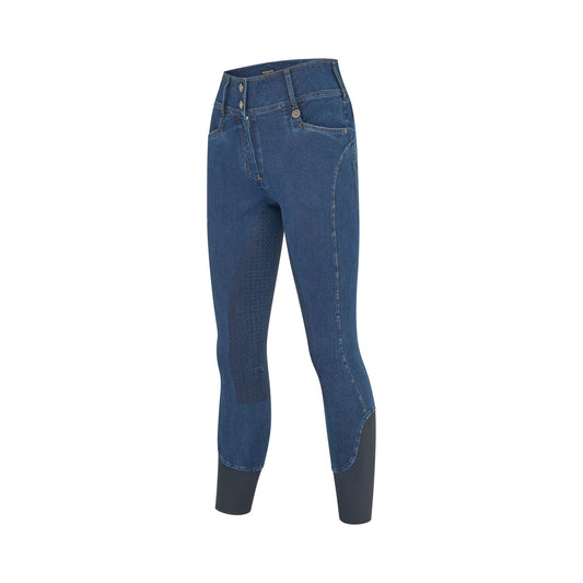 Pantalones Pantalón de equitación Kingsland KLKayce mujer H Shape F-Grip Denim pantalón de equitación para equitación - vista 2
