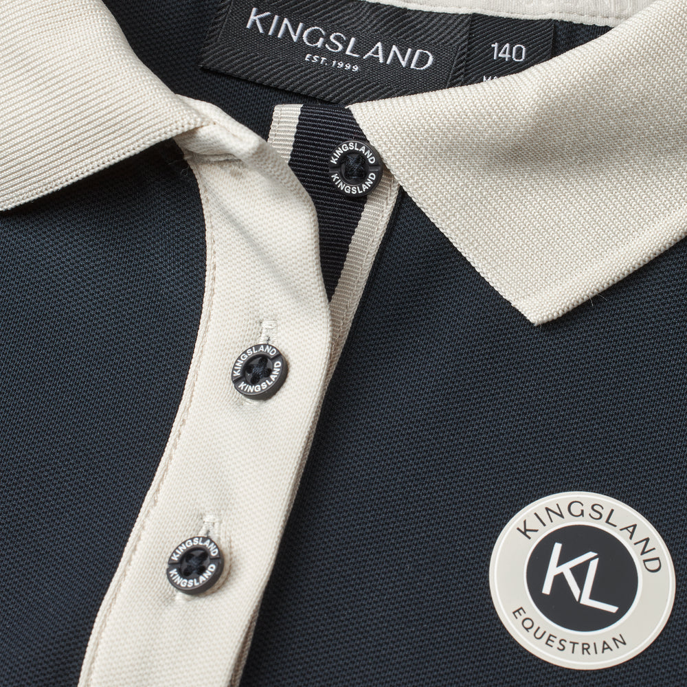Camiseta técnica Kingsland KLLaura Junior Polo Pique detalle 3
