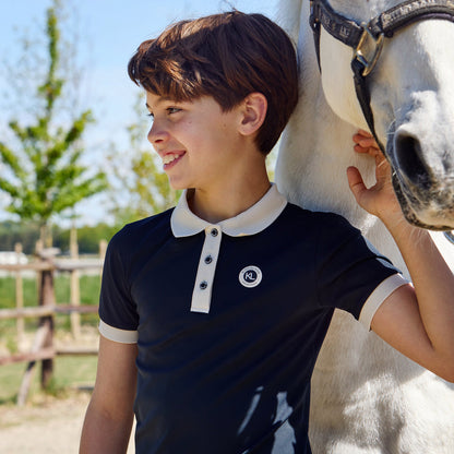 Camiseta técnica Kingsland KLLaura Junior Polo Pique detalle 2