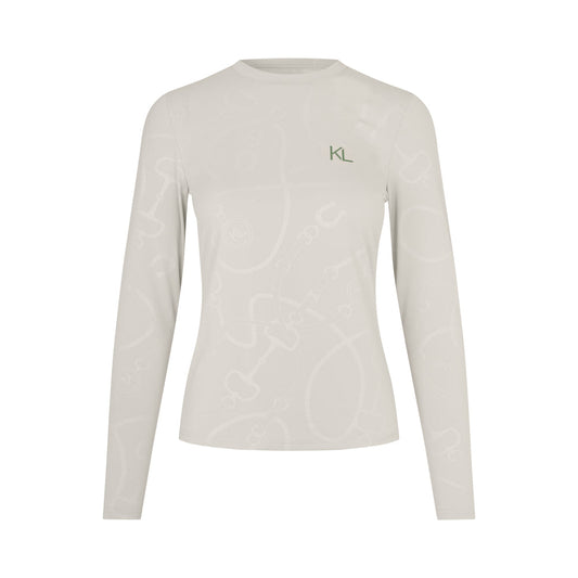 Camisetas Kingsland KLLindsey mujer O-Neck Training Shirt para equitación