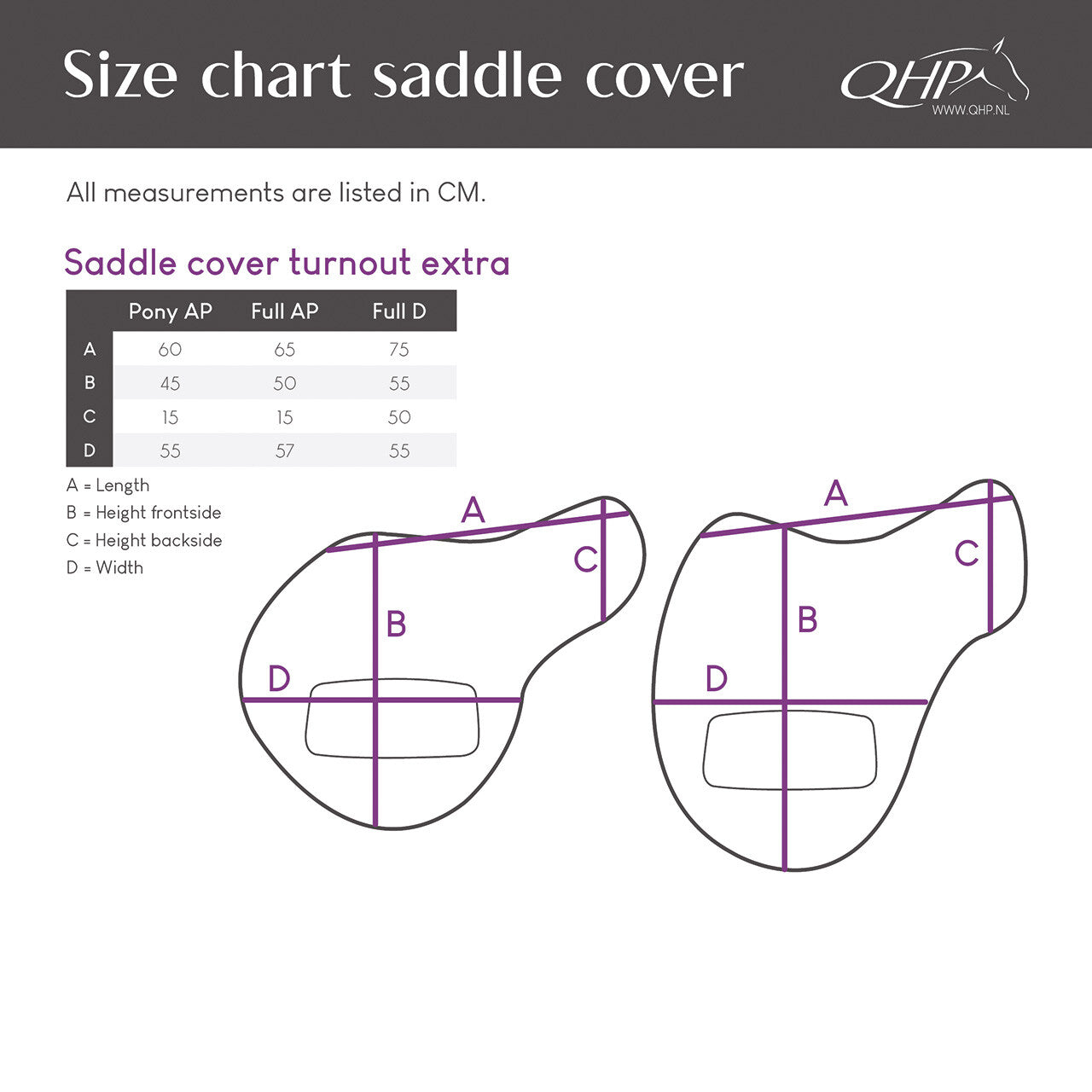 Accesorio ecuestre Silla cover extra QHP para equitación - vista 5