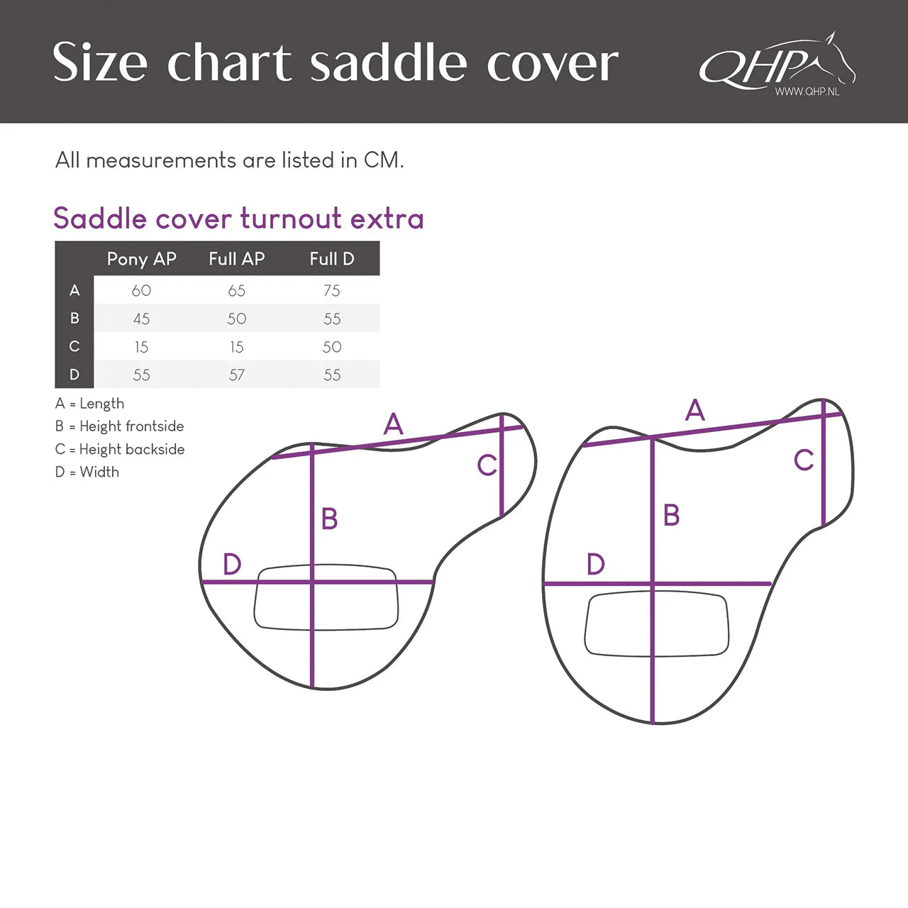 Accesorio ecuestre Silla cover extra QHP para equitación - vista 6