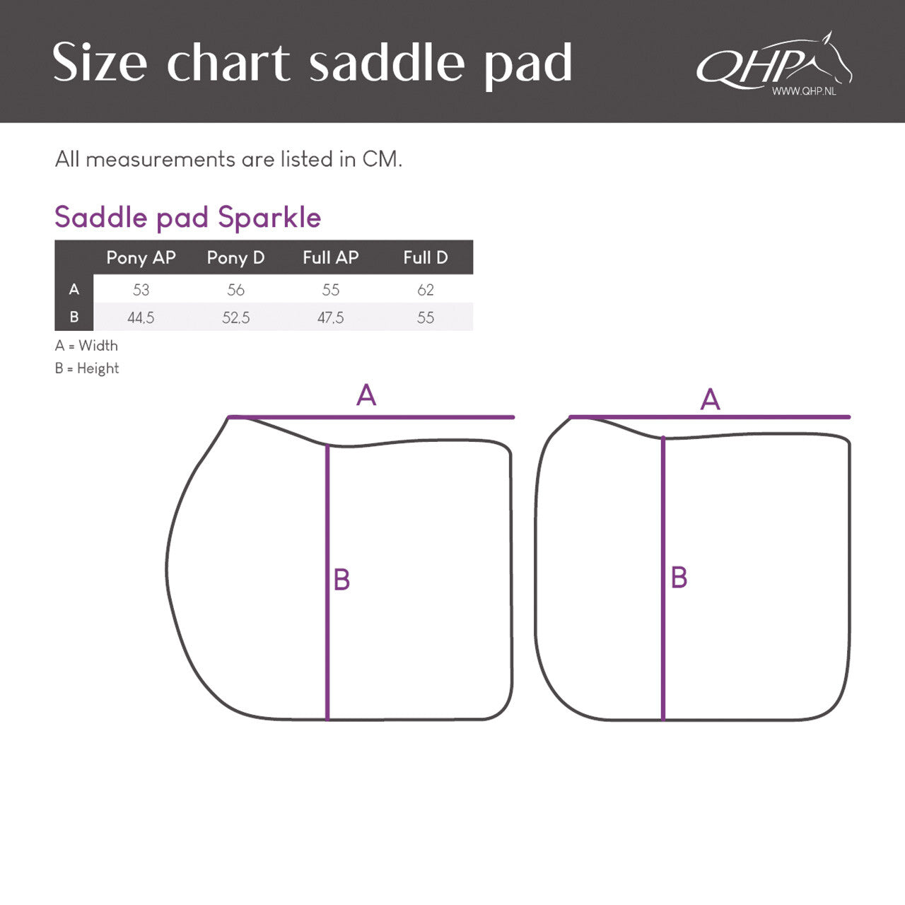 Mantillas Sparkle QHP para equitación