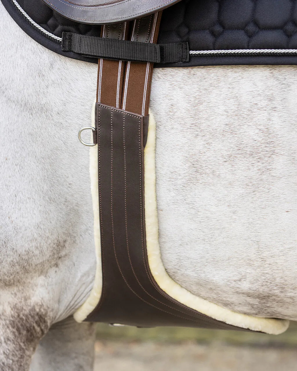 Cincha Belly guard cincha con extraíble fur QHP para equitación - vista 12