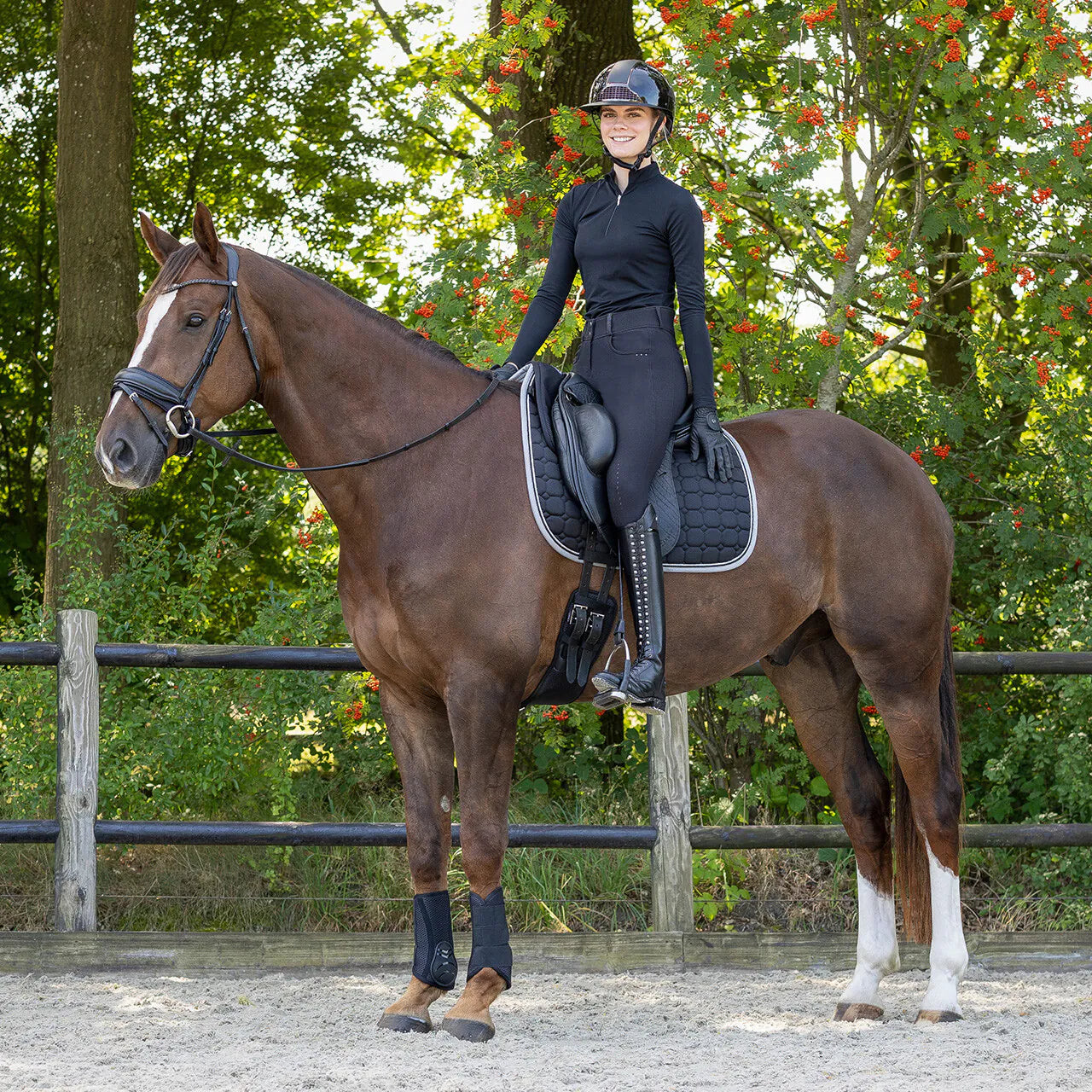 Cincha doma cincha Air Mesh QHP para equitación - vista 12