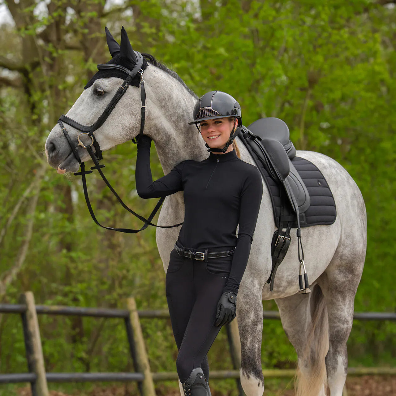 Mantillas Salerno QHP para equitación - vista 4