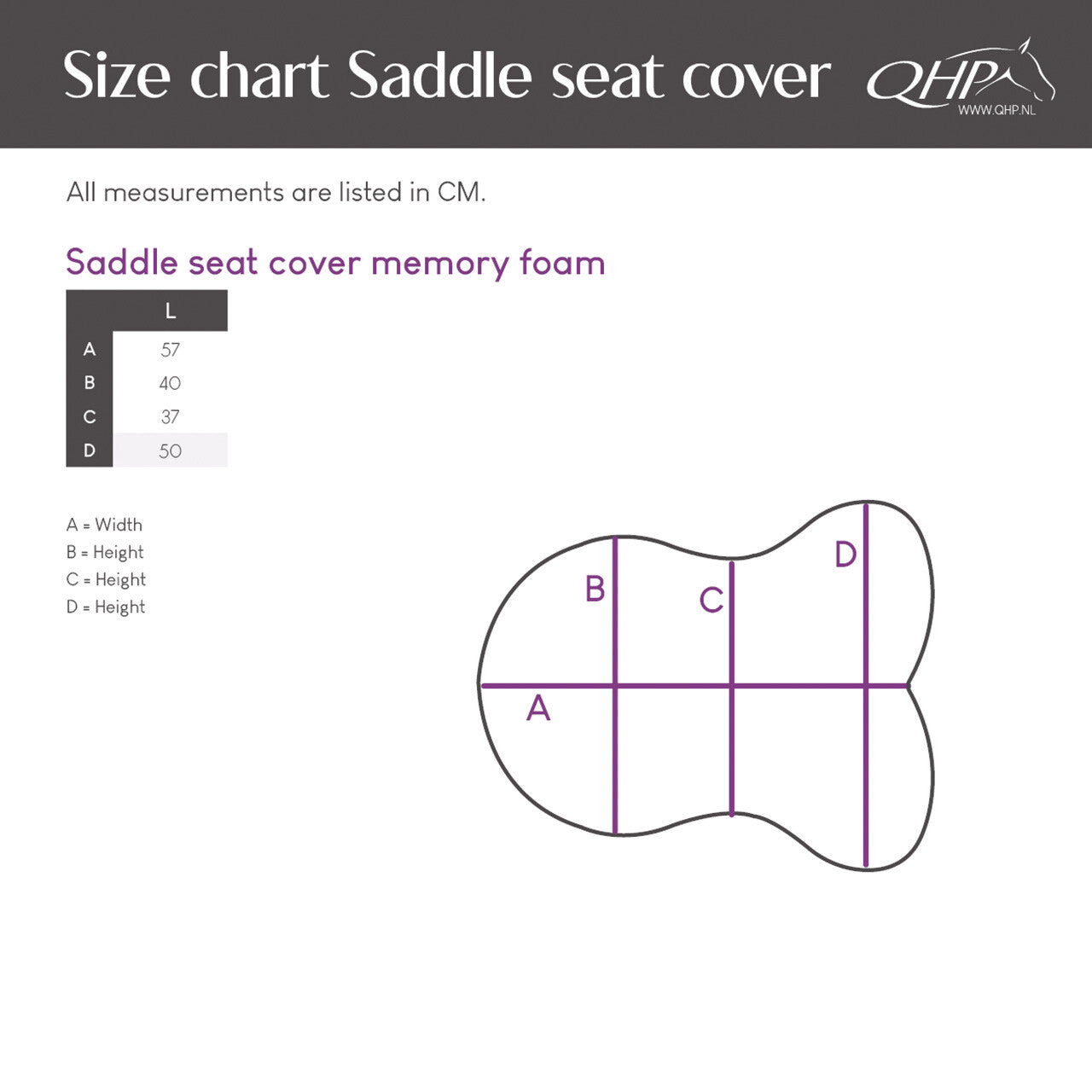 Mantillas silla seat cover memory espuma QHP para equitación - vista 7