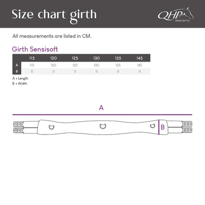 Cincha All Purpose cincha Sensisoft QHP para equitación - vista 20