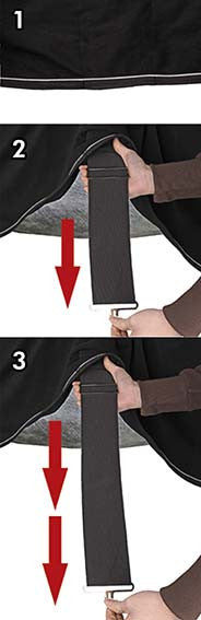 Manta para caballo HKM Mr Feel Warm Blanket detalle 4