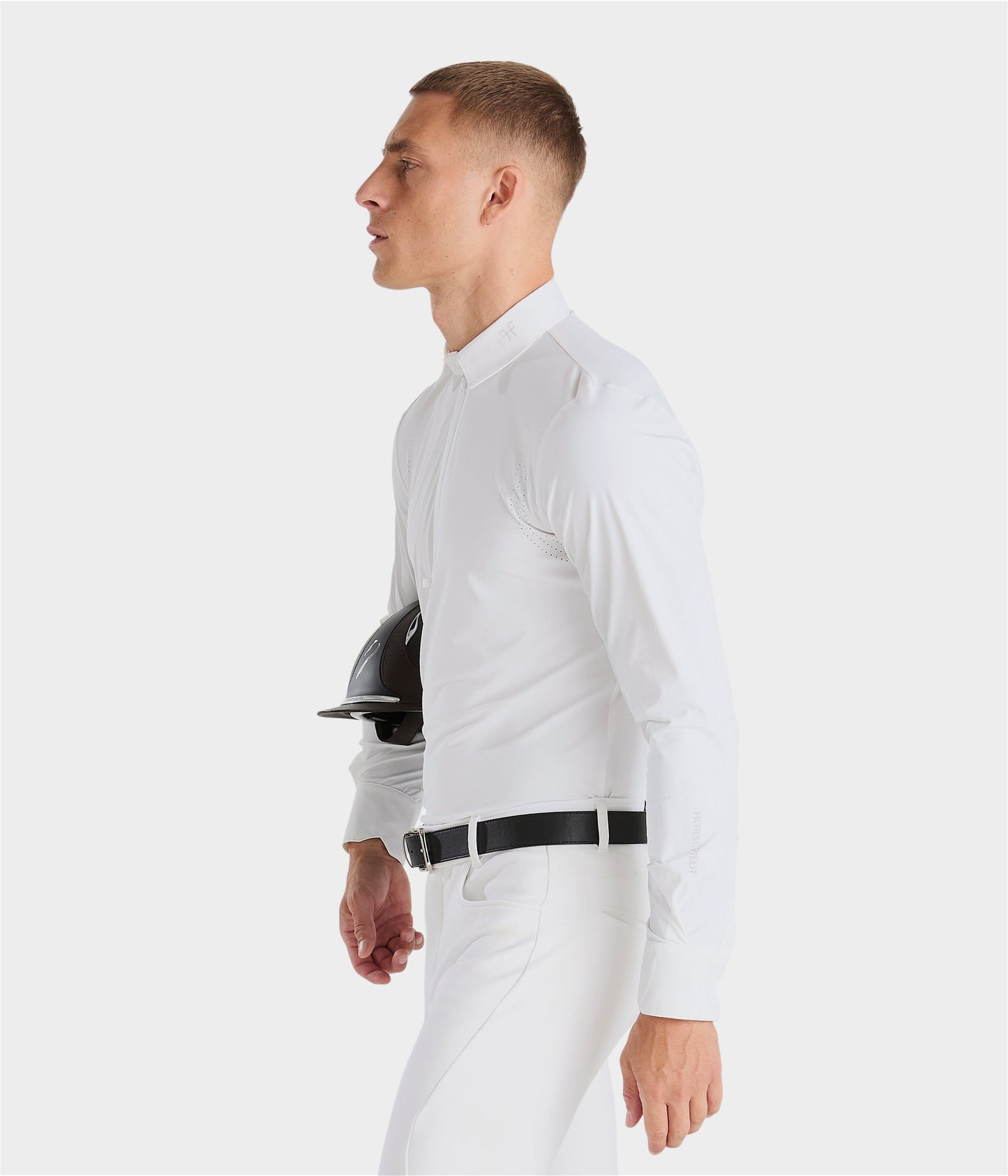 Camisas técnicas Aeris Men's manga larga Competition Riding Shirt Horse Pilot para equitación - vista 4