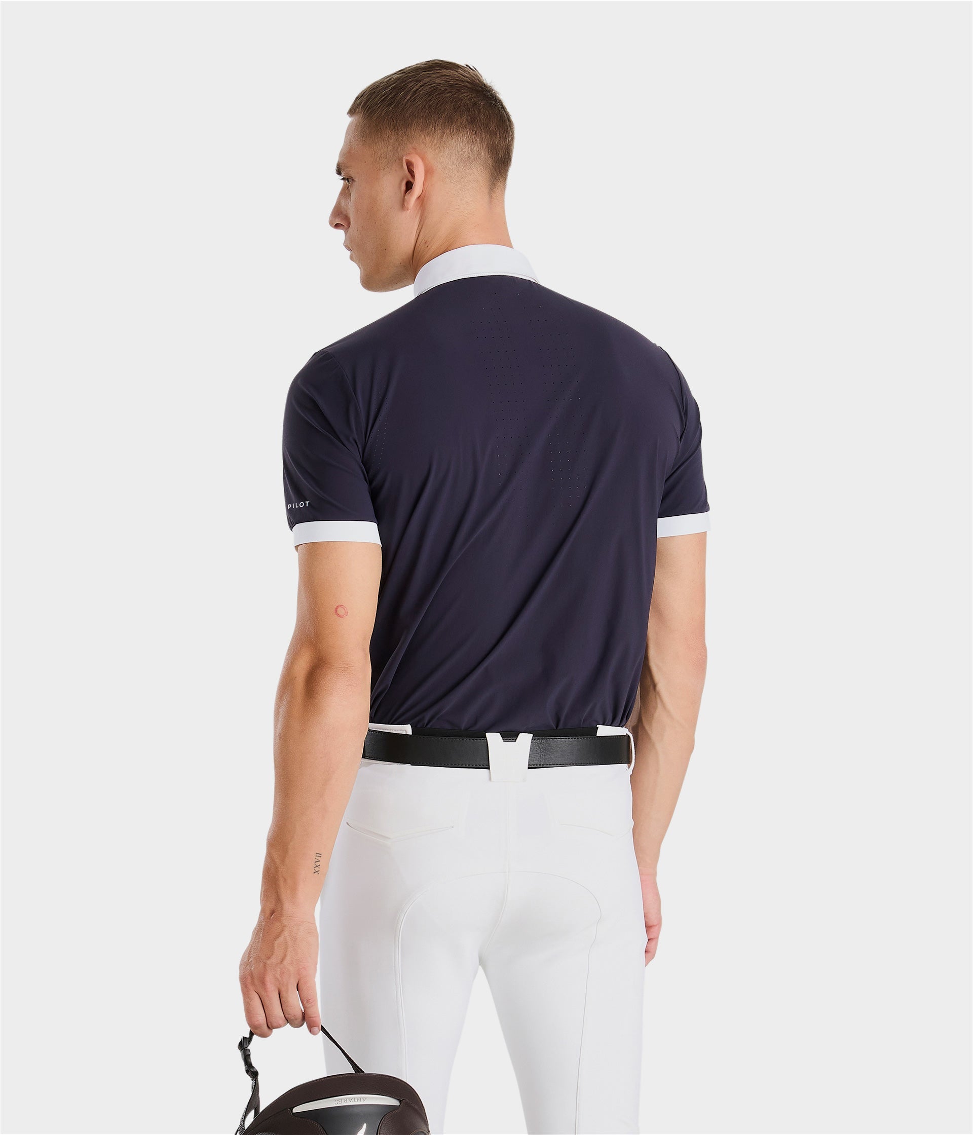 Camisas técnicas Aeris Men's manga corta Competition Riding Shirt Horse Pilot para equitación - vista 12