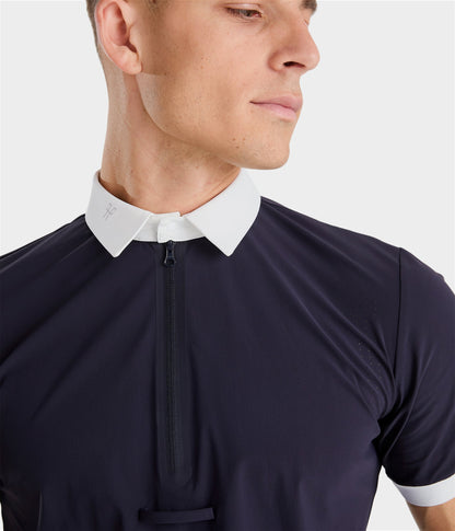 Camisas técnicas Aeris Men's manga corta Competition Riding Shirt Horse Pilot para equitación