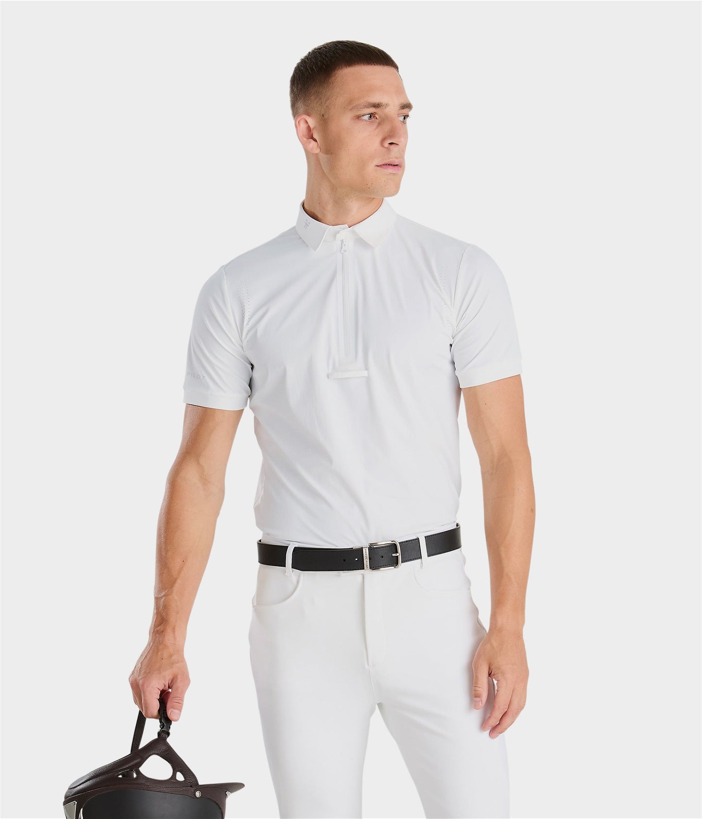 Camisas técnicas Aeris Men's manga corta Competition Riding Shirt Horse Pilot para equitación - vista 6