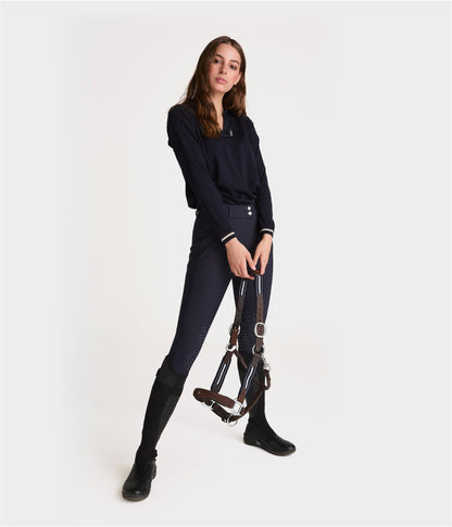 Women's Merino Wool Polo Shirt for Horse Riding Horse Pilot para equitación - vista 5