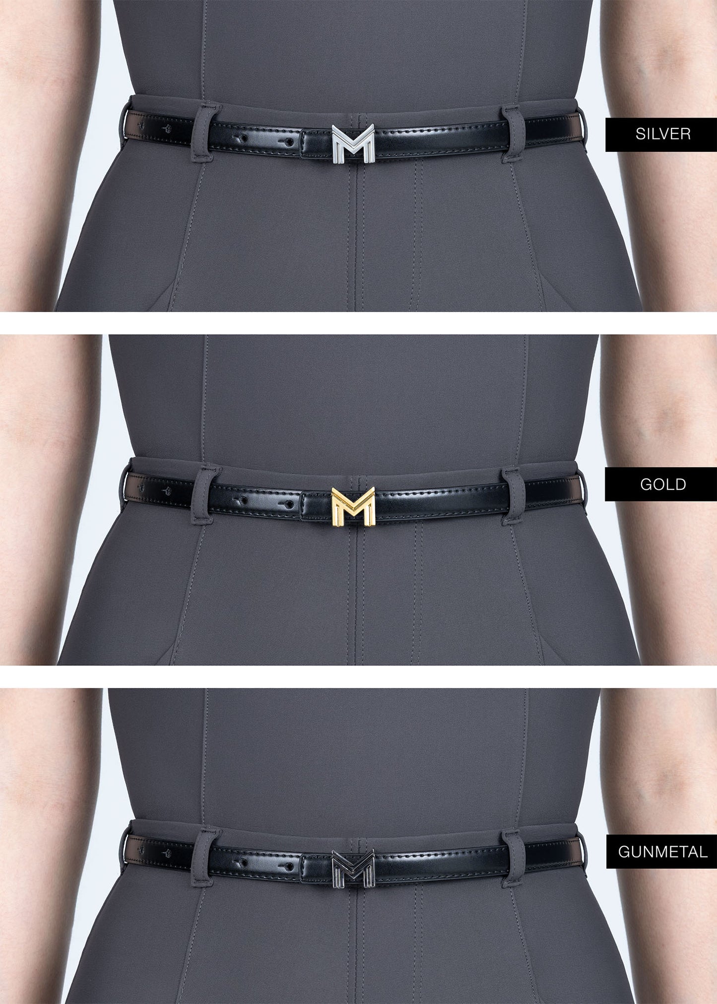 Mallas Maximilian Equestrian Halo leggings de equitación + Belt (Graphite) para equitación - vista 10