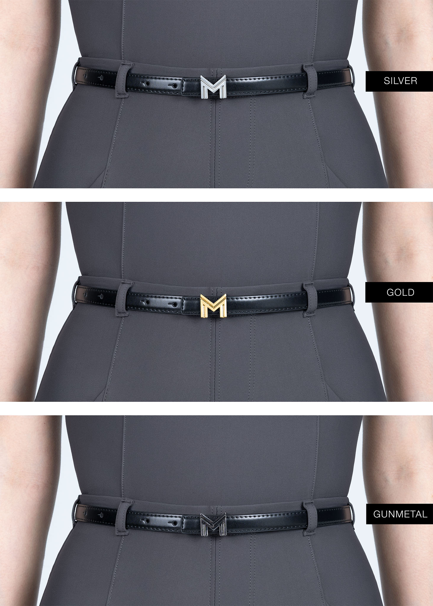 Mallas Maximilian Equestrian Halo leggings de equitación + Belt (Graphite) para equitación - vista 10
