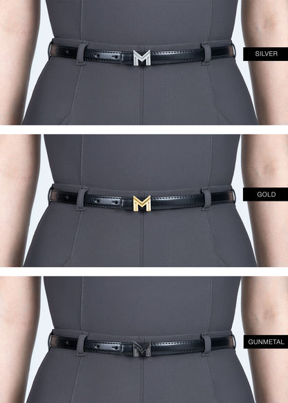 Mallas Maximilian Equestrian Halo leggings de equitación + Belt (Graphite) para equitación - vista 10