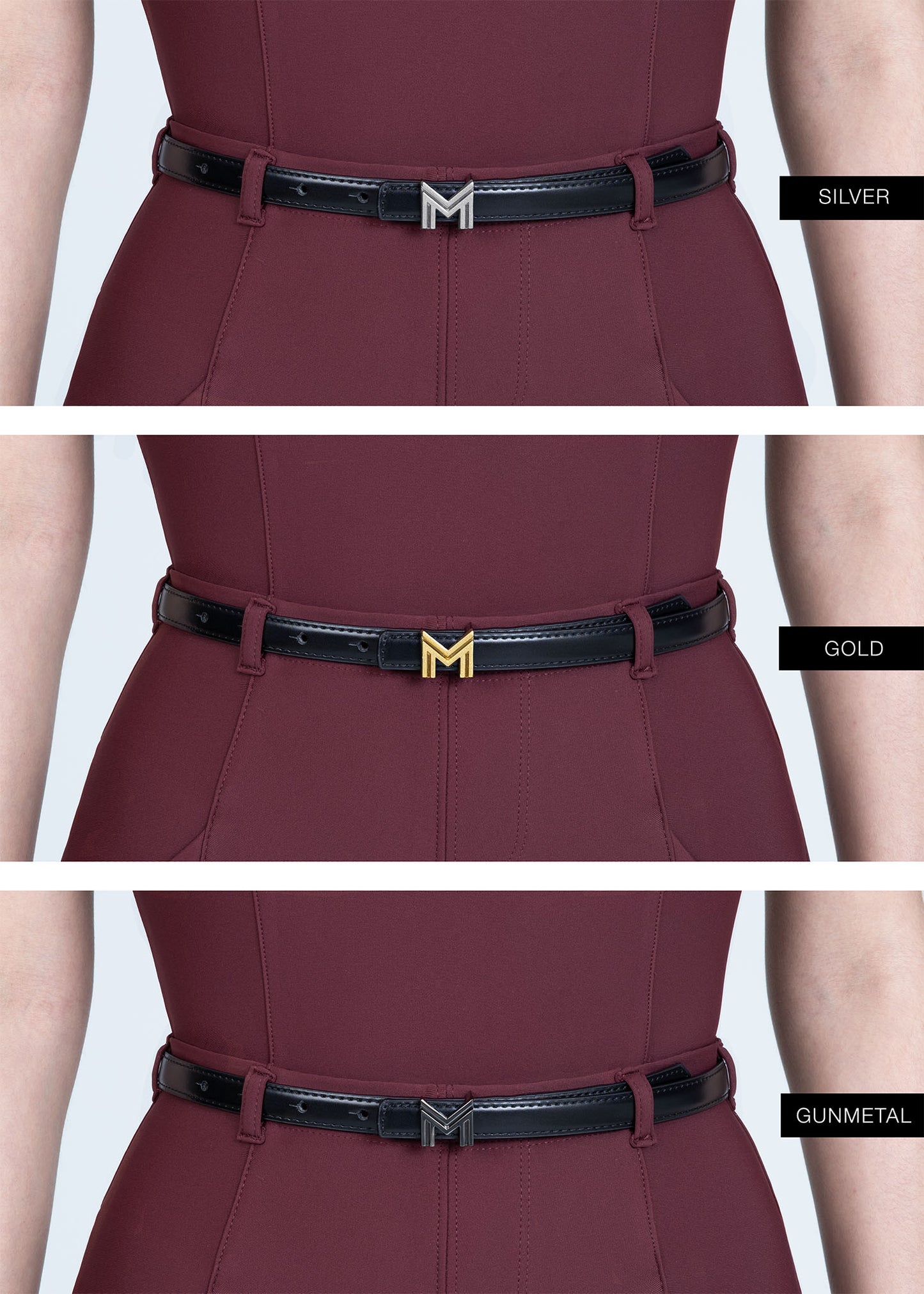 Mallas Maximilian Equestrian Halo leggings de equitación + Belt (Rosewood) para equitación - vista 10