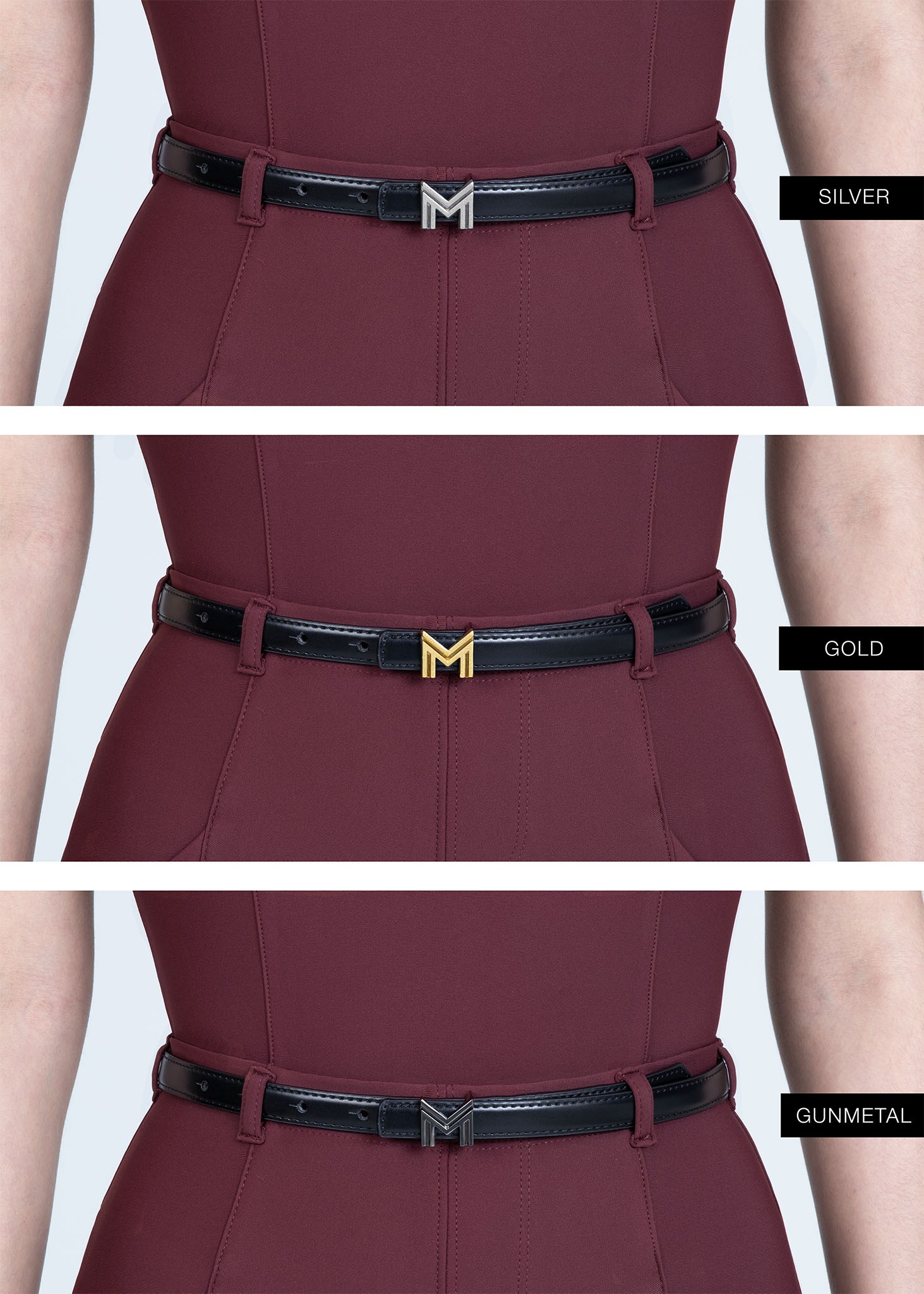 Mallas Maximilian Equestrian Halo leggings de equitación + Belt (Rosewood) para equitación - vista 10