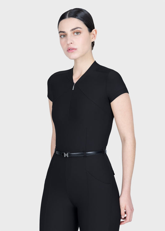 Camisetas Maximilian Equestrian Halo manga corta ropa técnica (Black) para equitación - vista 2
