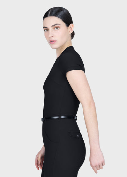 Camisetas Maximilian Equestrian Halo manga corta ropa técnica (Black) para equitación - vista 3