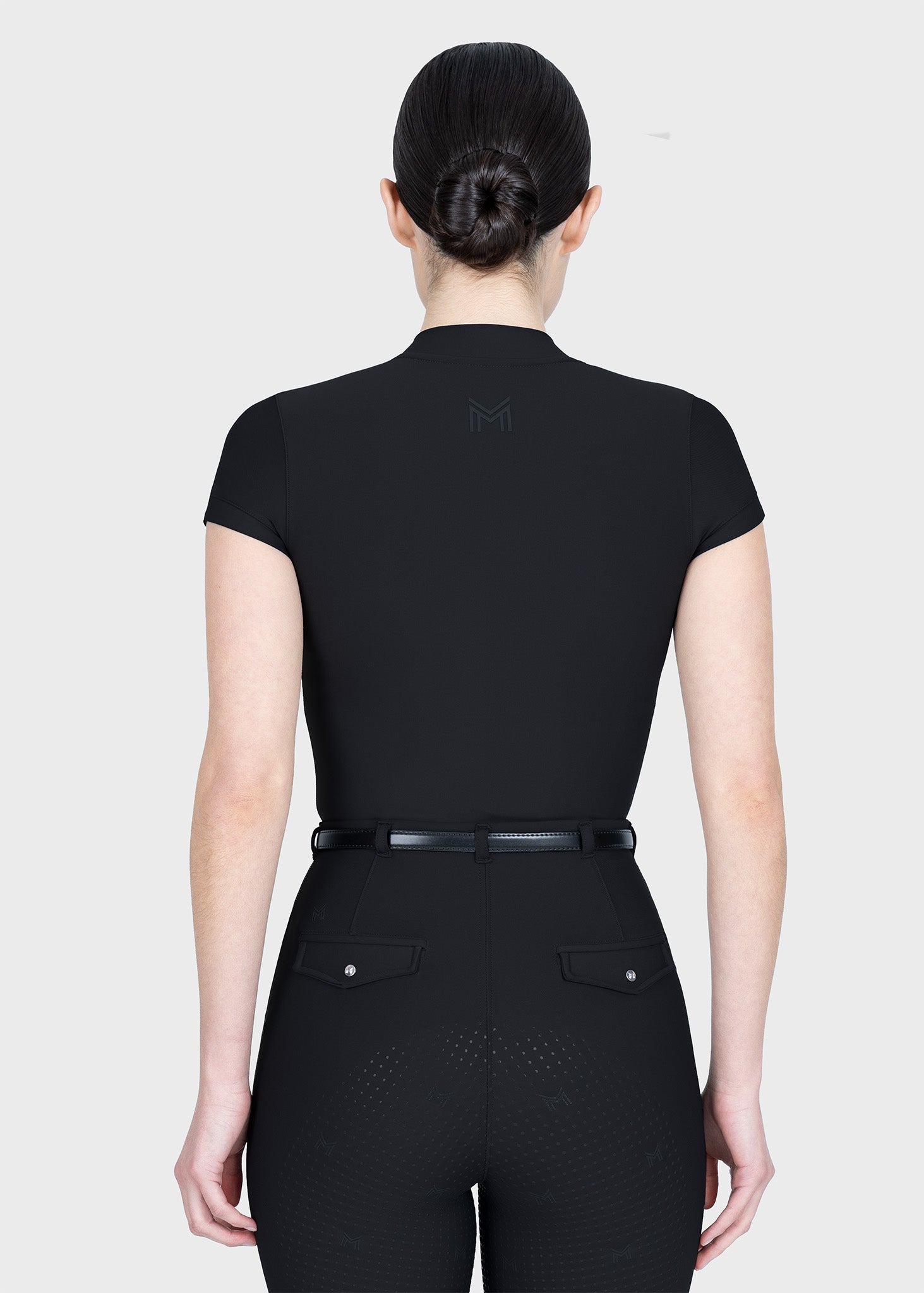 Camisetas Maximilian Equestrian Halo manga corta ropa técnica (Black) para equitación - vista 4