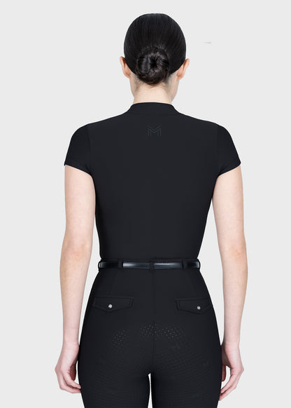 Camisetas Maximilian Equestrian Halo manga corta ropa técnica (Black) para equitación - vista 4