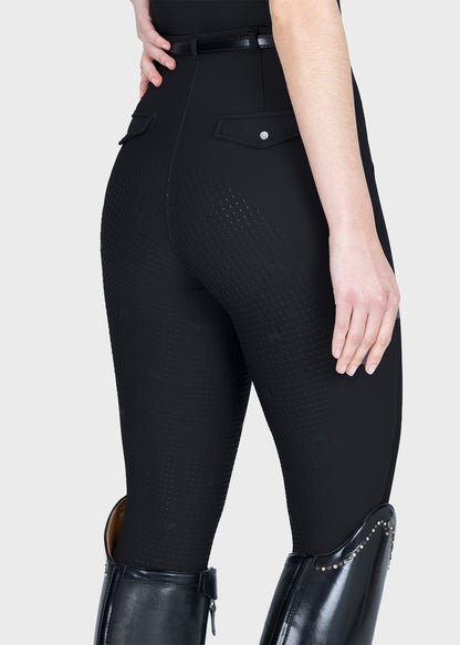 Mallas Maximilian Equestrian Halo leggings de equitación + Belt (Black) para equitación - vista 5
