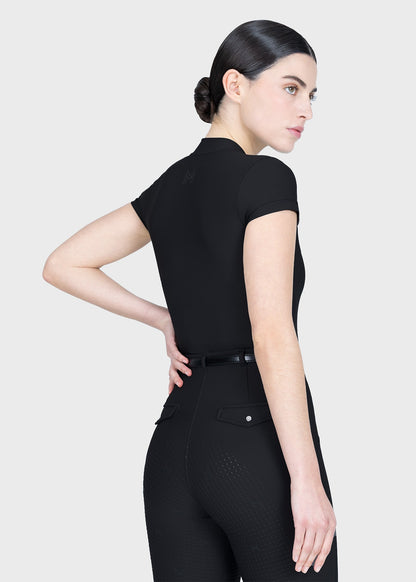 Camisetas Maximilian Equestrian Halo manga corta ropa técnica (Black) para equitación - vista 5