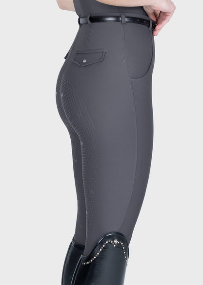 Mallas Maximilian Equestrian Halo leggings de equitación + Belt (Graphite) para equitación - vista 6