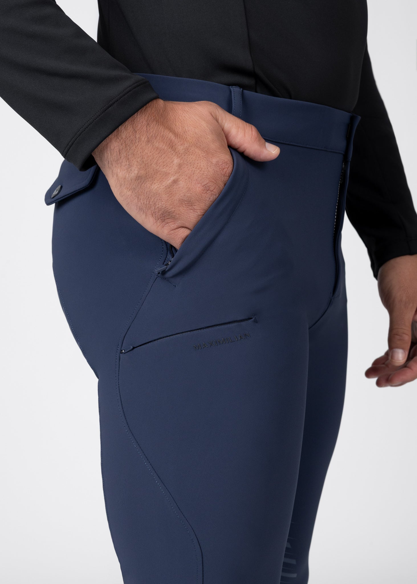 Producto ecuestre Maximilian Equestrian Vector Breeches (Navy) detalle 6
