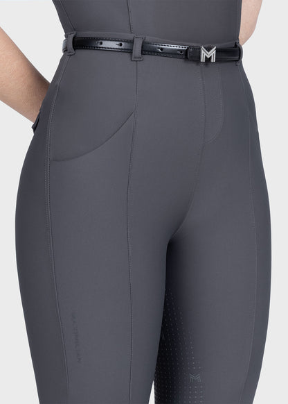 Mallas Maximilian Equestrian Halo leggings de equitación + Belt (Graphite) para equitación - vista 9