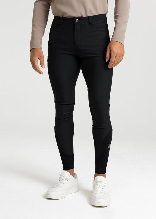 Pantalones Maximilian Equestrian invierno Motion pantalón de equitación (Black) para invierno - vista 2