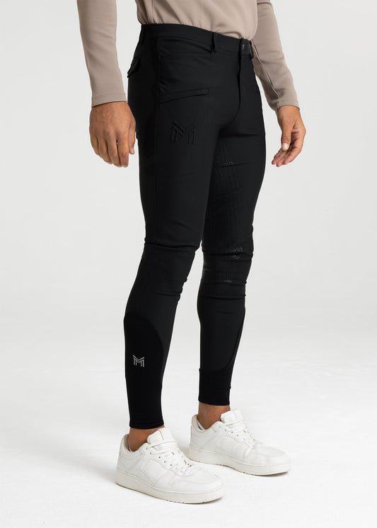 Pantalones Maximilian Equestrian Motion pantalón de equitación (Black) para equitación