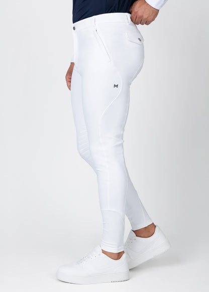 Producto ecuestre Maximilian Equestrian Vector Breeches (White) vista principal