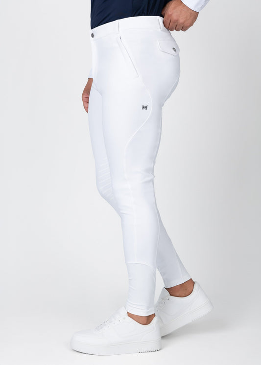 Pantalones Maximilian Equestrian Vector pantalón de equitación (White) para equitación