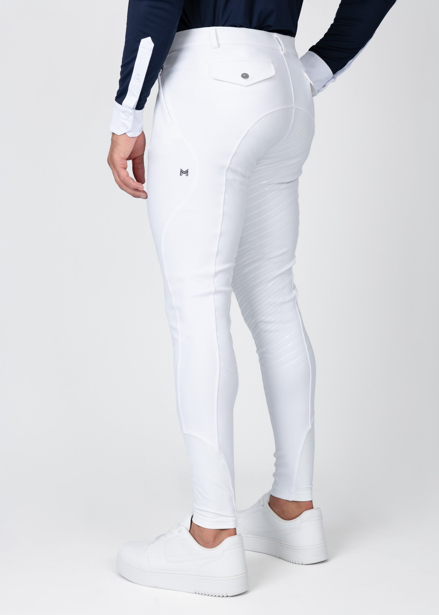 Producto ecuestre Maximilian Equestrian Vector Breeches (White) detalle 3