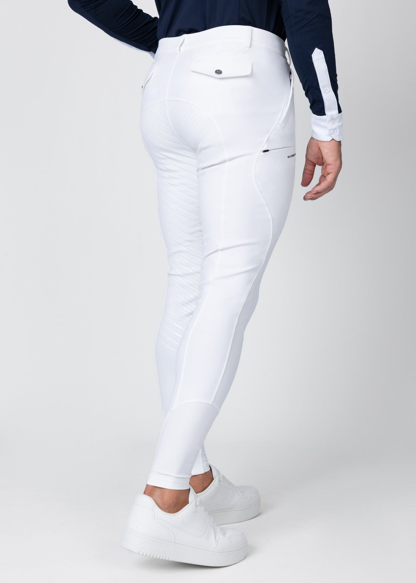Producto ecuestre Maximilian Equestrian Vector Breeches (White) detalle 4
