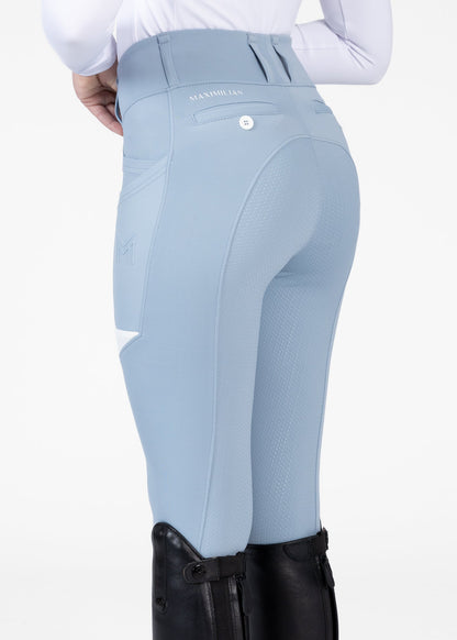 Producto ecuestre Maximilian Equestrian YR Tech Riding Leggings (Aqua) detalle 4