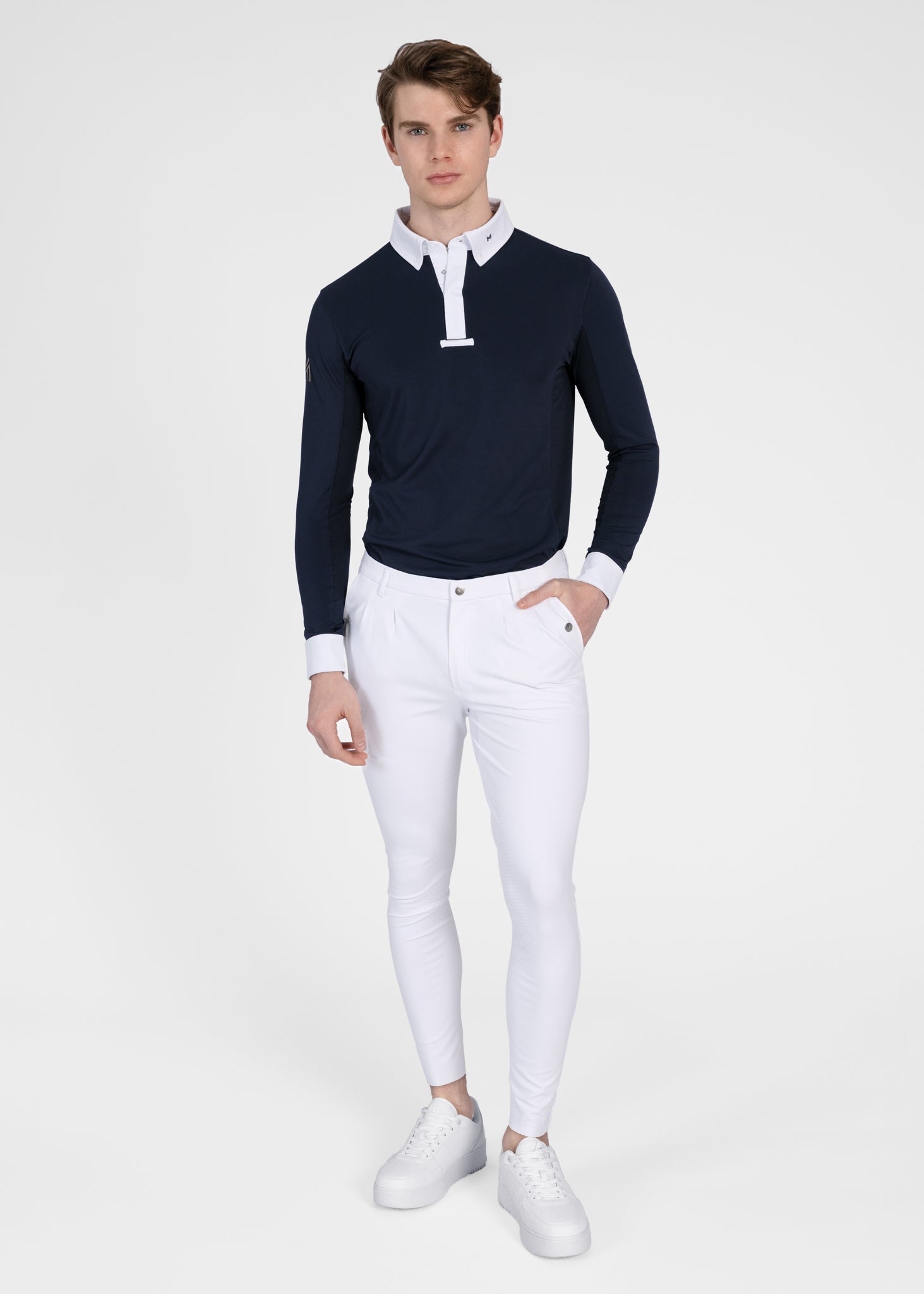 Producto ecuestre Maximilian Equestrian Founder Breeches (White) detalle 7