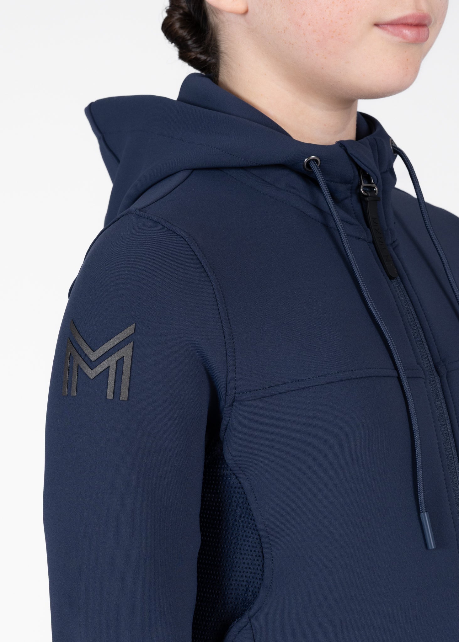 Producto ecuestre Maximilian Equestrian YR Club Zip Hoodie (Navy) detalle 6